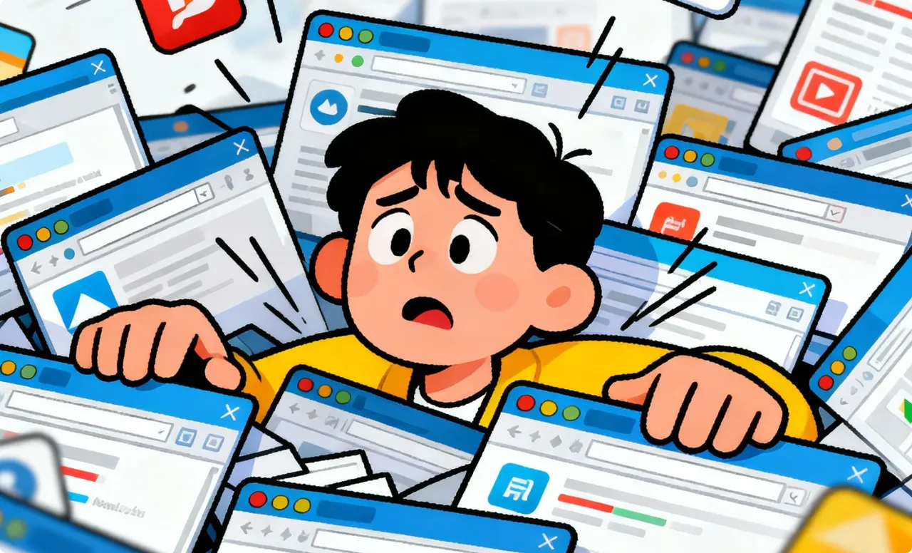 太多标签页的痛点